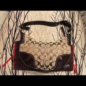 Coach signature small hobo brown